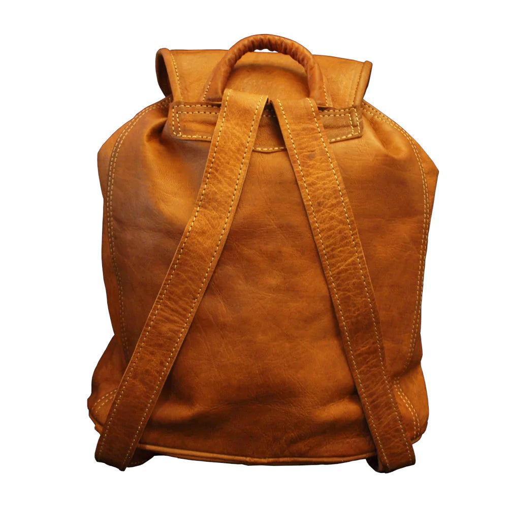Large Leather Rucksack Berber Leather