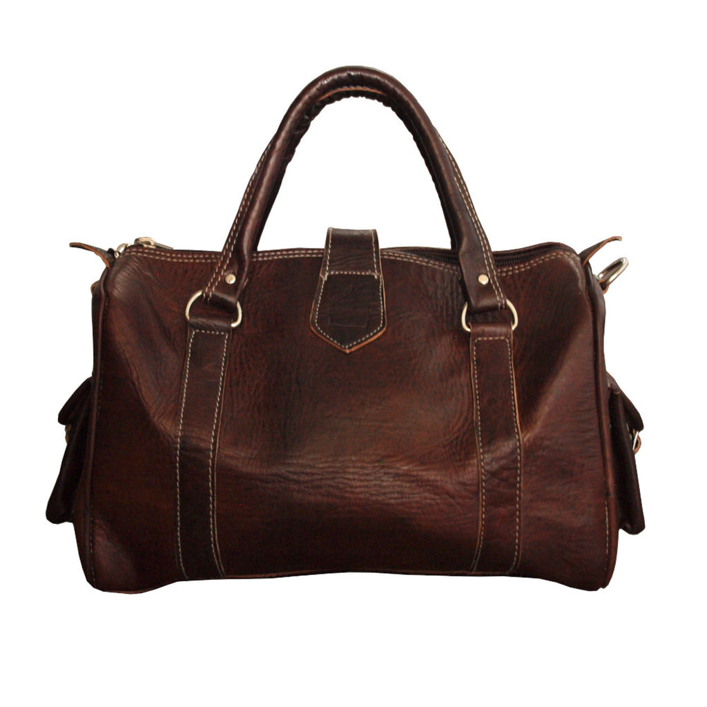 The Rabat Bowling Bag Berber Leather