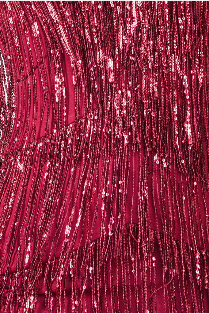 Sequin Tassel Flapper Midi Goddiva