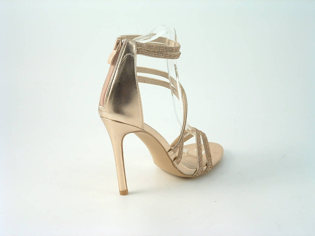 Glitz Shoes Divine Doubled Strap Diamante Sandals Glitz Shoes