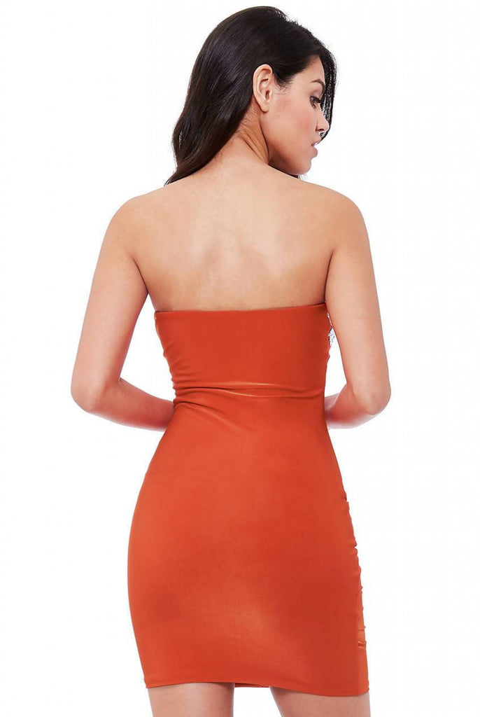 Goddiva Diamante Glam Bodycon Dress Goddiva