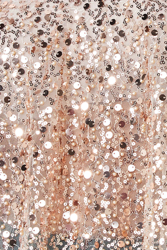 Naked See-Through Sequin Top Goddiva