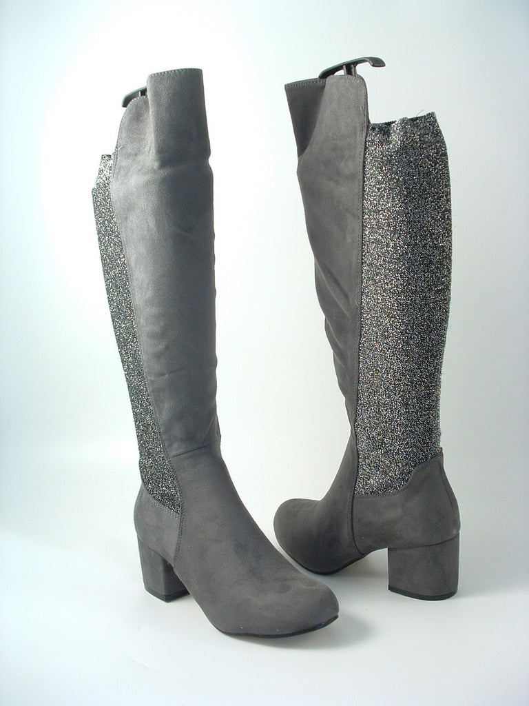 Divine  ‘Monty’ Fashion Boots Glitz Shoes