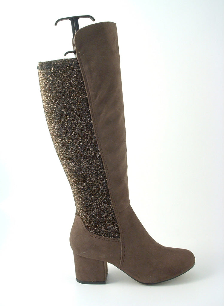 Divine  ‘Monty’ Fashion Boots Glitz Shoes
