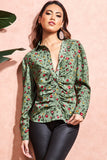 Goddiva Floral Print Shirt