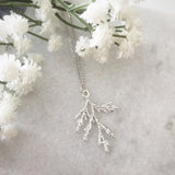 Wisteria London Aster Silver Branch Necklace