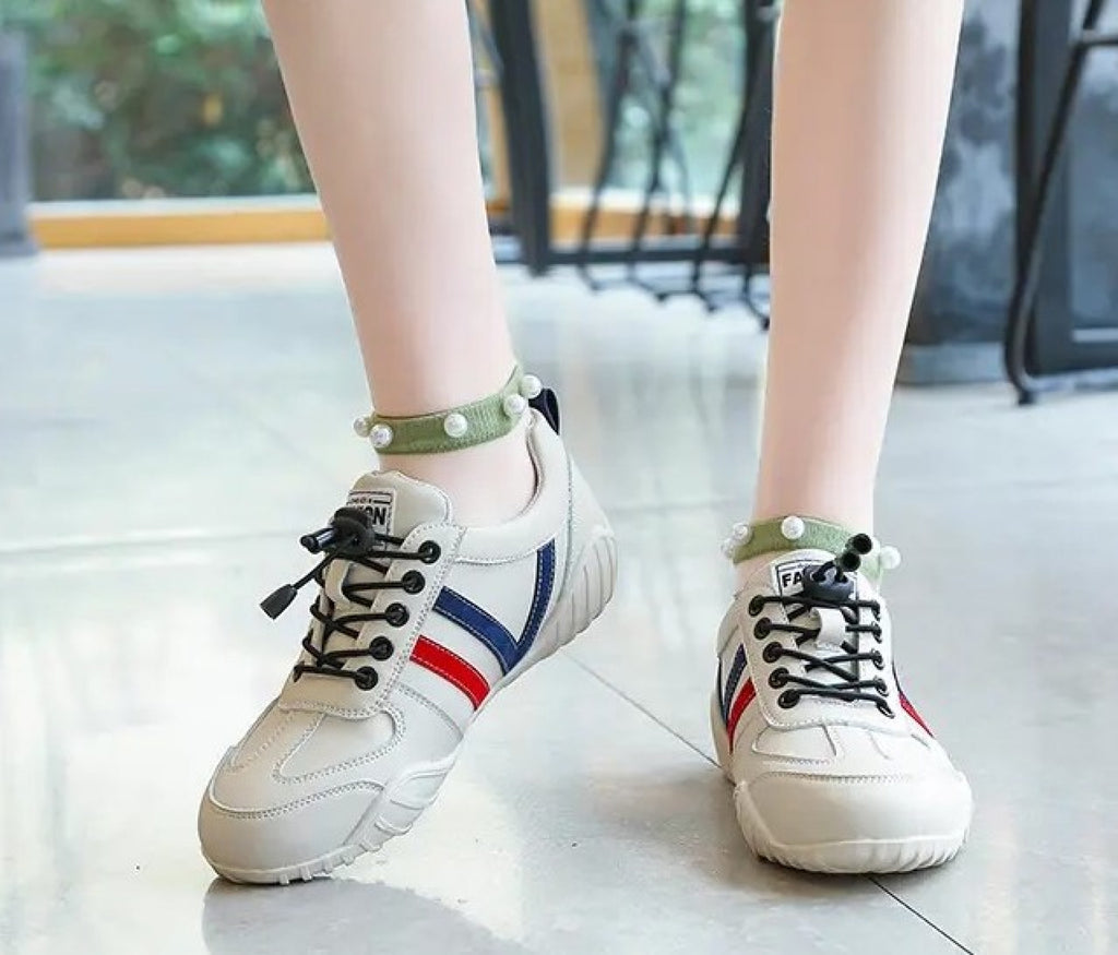 Premium Shoes Fashion Korean Style Flat Heel  Lace-up Shoes Premium Shoes Fashion