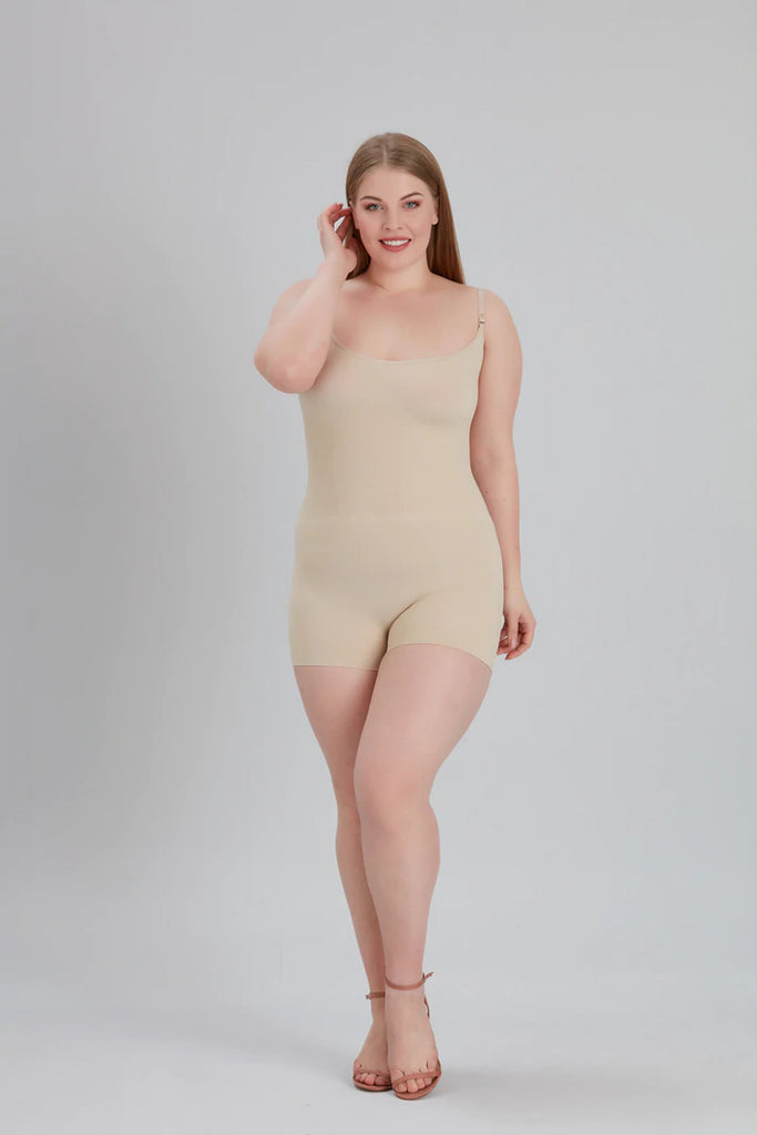 Shapewear London Seamless Shaping Bodysuit In Nude – Tradegala