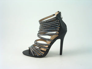 Glitz Shoes Divine Multi Diamante Strap Cage Sandal Glitz Shoes