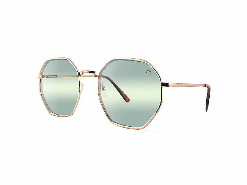 Ruby Rocks Metal 'mustique' Angular Frame Ruby Rocks