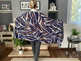 Fashion Tight Eyfel-zebra Patterned Shawls