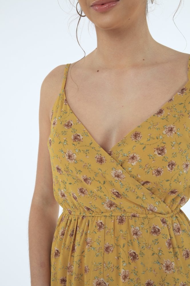 Yellow Floral Playsuit Double Second