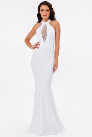 City Goddess Embellished Maxi Wedding Dress City Goddess