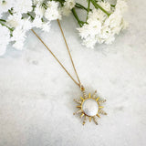 Wisteria London Soleil Sunburst Necklace