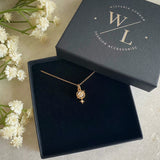 Wisteria London Orion Clear Planet And Star Necklace