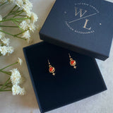 Wisteria London Orion Red Planet And Star Earrings
