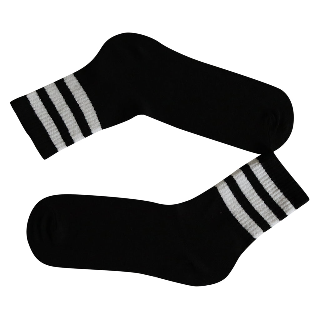 Louluu Women 3Stripe Tennis Socks I 3 Pairs per Pack Louluu