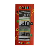 Louluu Women Up Design Tennis Ankle Socks I 4 Packs