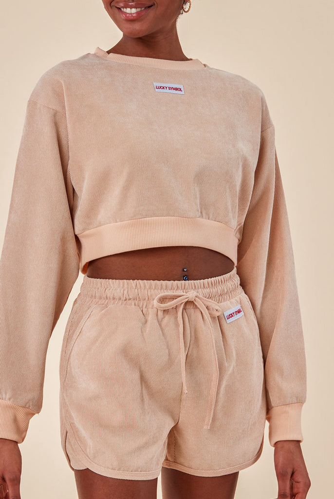 Cosmochic Oversized Cropped Jumper & Short Two Piece Set Cosmochic
