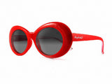 Ruby Rocks Ladies 'antigua' Oval Sunglasses In Red