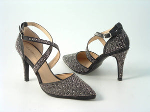 Glitz Shoes Sabatiné Diamante Court Shoe Glitz Shoes